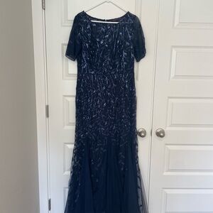 Ever Pretty Navy Blue Prom Dress